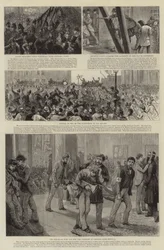 Der Aufruhr auf dem Trafalgar Square